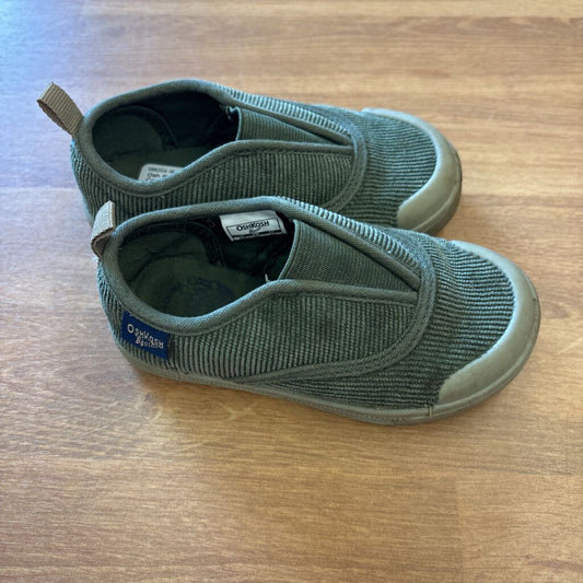 Osh Kosh Green Corduroy Sneakers - 6