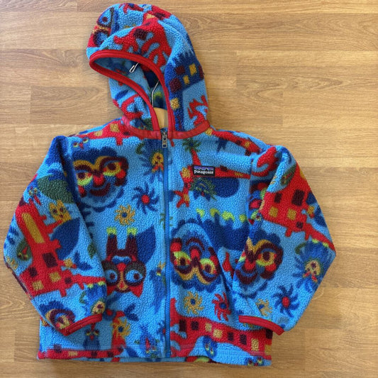 Patagonia Animal Fleece Zip Hoodie - 3T