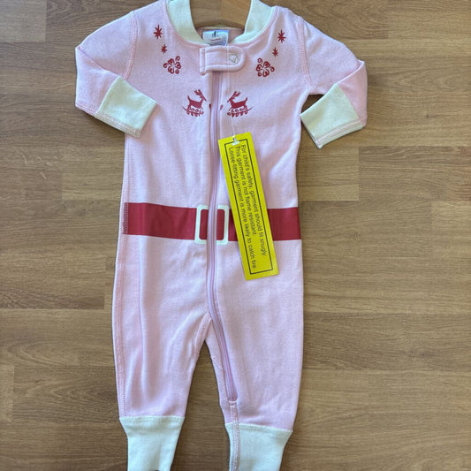 NWT Hanna Andersson Holiday Zip Sleeper - 0/3m