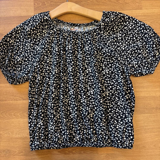 Cat & Jack Floral SS Top - 10/12