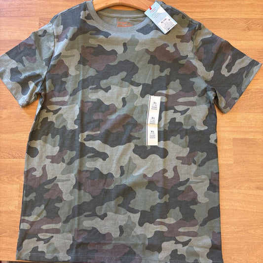 NWT Cat & Jack Camo SS Tee - 14