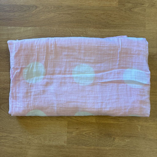 Cloud Island Dot Muslin Swaddle Blanket