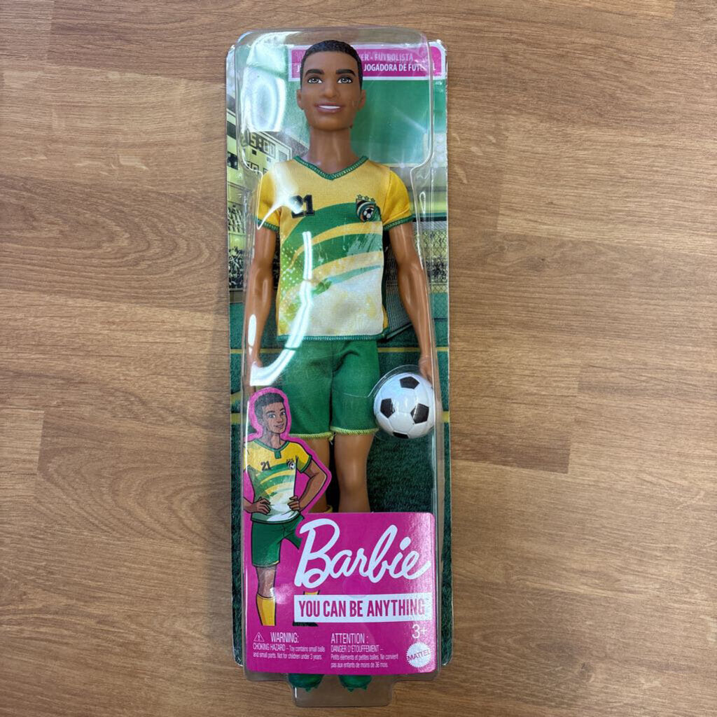 NEW Barbie Ken Soccer Doll