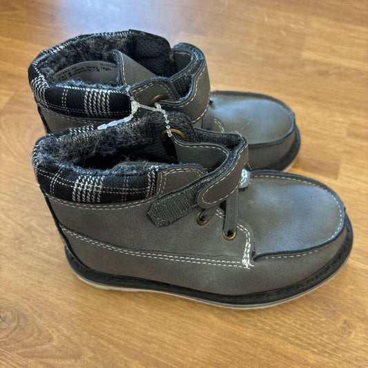 Cat & Jack Grey High Top Sneakers - 8