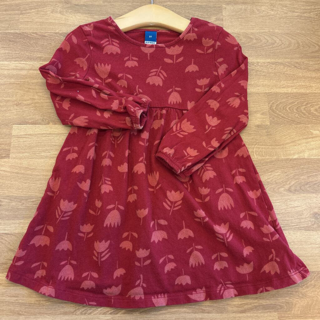 Old Navy Tulip LS Dress - 3T