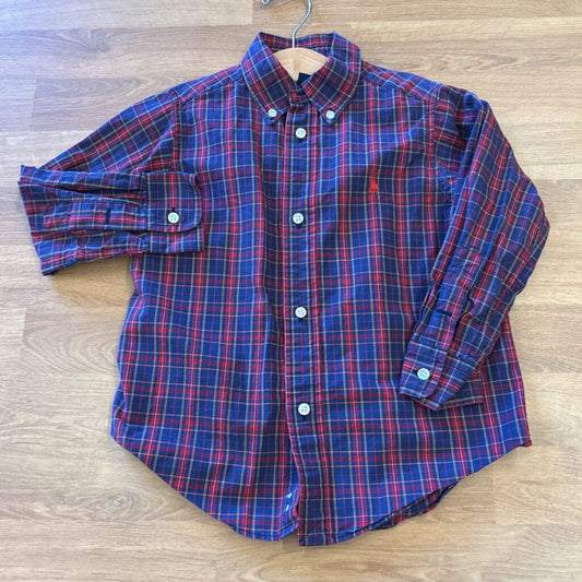 Ralph Lauren Plaid LS Button Up - 3