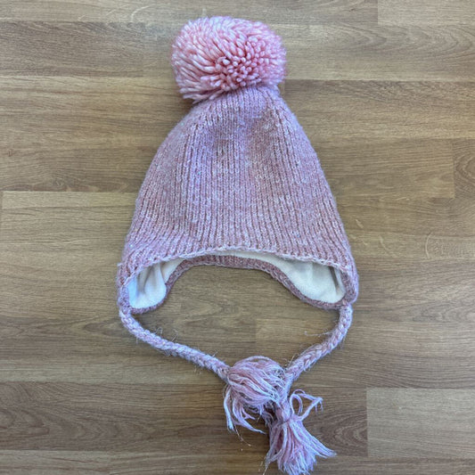 Deux nar Deux Sparkle Knit Bobble Hat - Pink 5/8