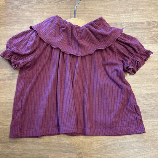 Kate Quinn Bamboo Ribbed SS Top - 12/18m
