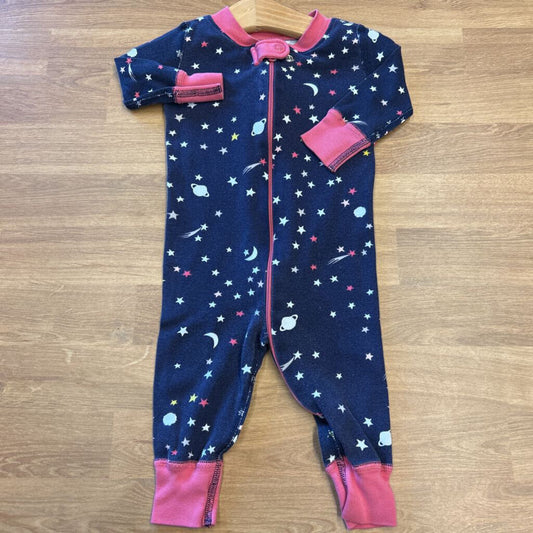 Hanna Andersson Space Zip Sleeper - 6/9m