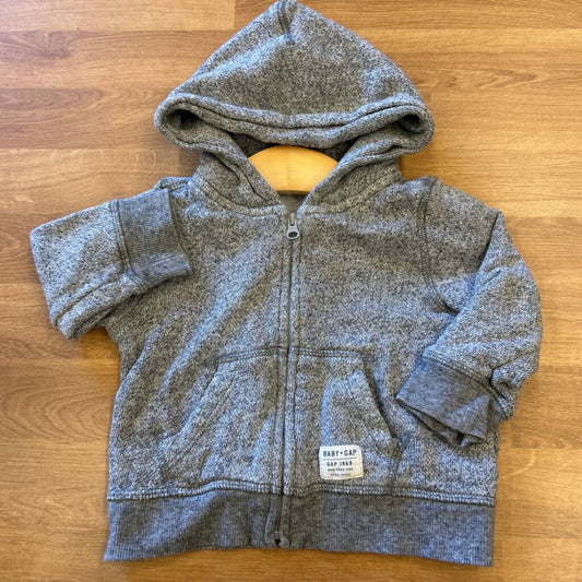 Baby Gap Zip Hoodie - 6/12m