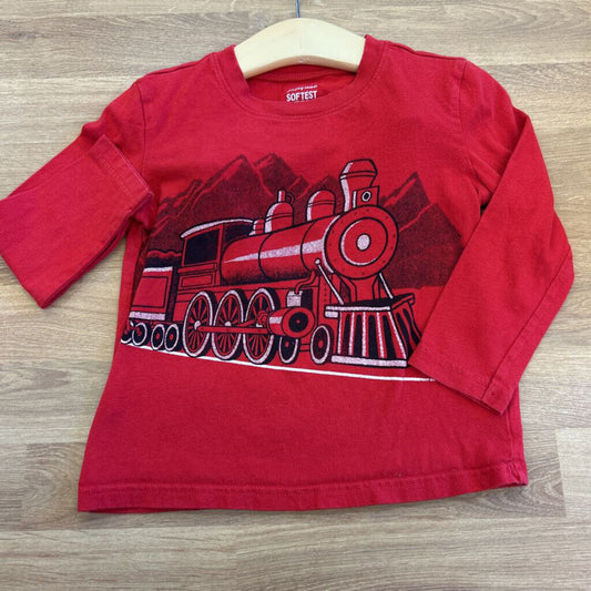 Jumping Beans Train LS Tee - 3T