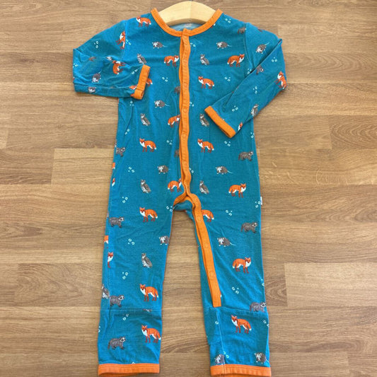 Bubble Baby Bamboo Fox Snap Sleeper - 12/18m