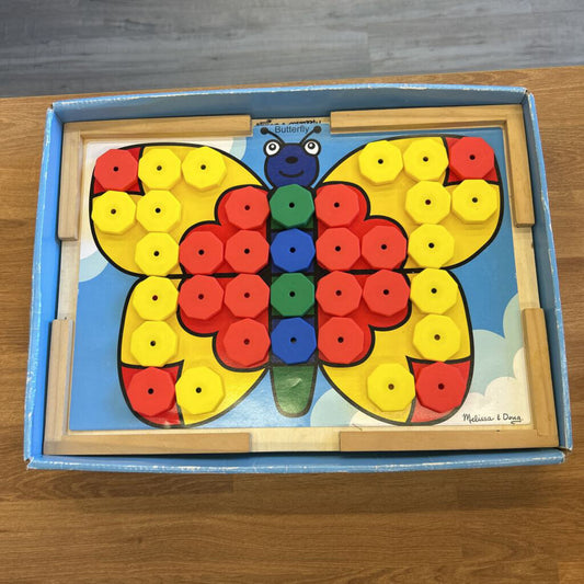 Melissa & Doug Sort and Snap Color Matching (missing two snap caps)