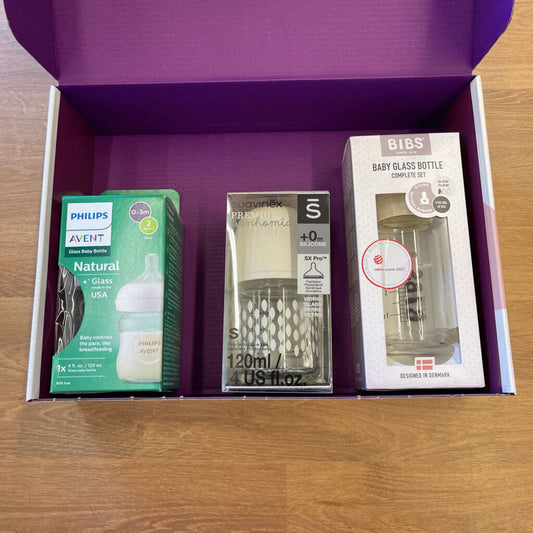 NEW Babylist Glass Bottle Box (missing one)