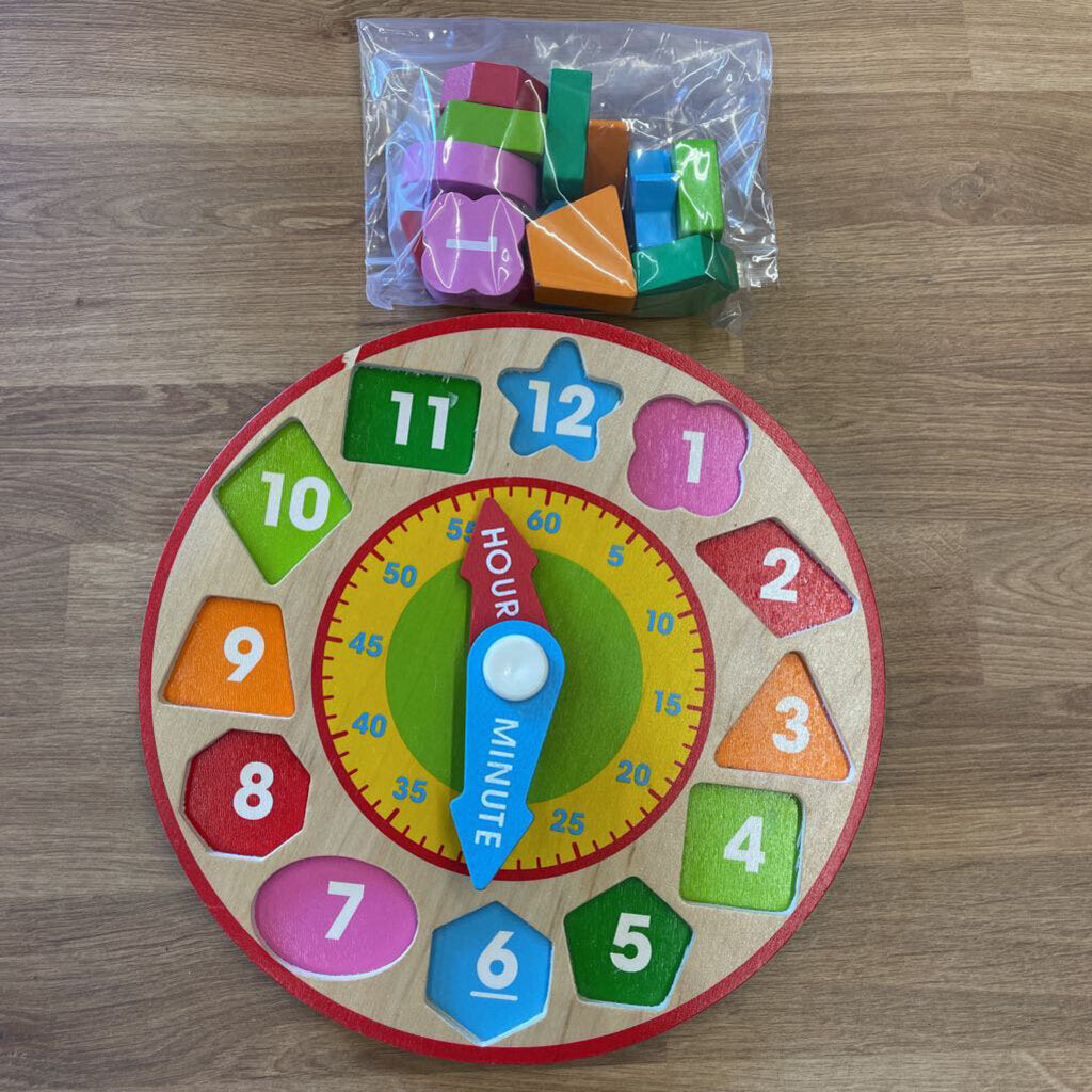 Melissa & Doug Shape Sorting Clock