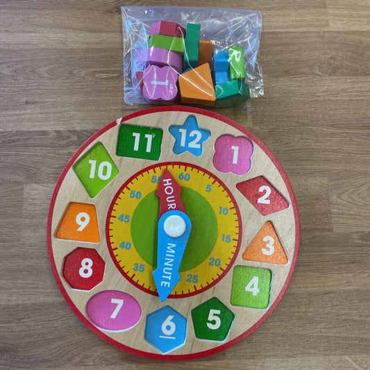 Melissa & Doug Shape Sorting Clock