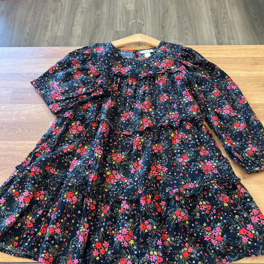 Cat & Jack Floral LS Dress - 7/8