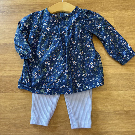 Carter's Floral Two Pc Set - 6m