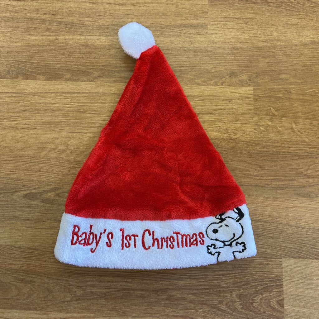 Snoopy Baby's 1st Christmas Hat