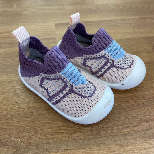 Pink/Purple Knit Sneakers ~ 4
