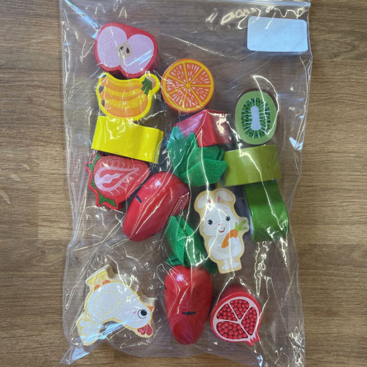 Bag of Misc. Wood Foods & Animals