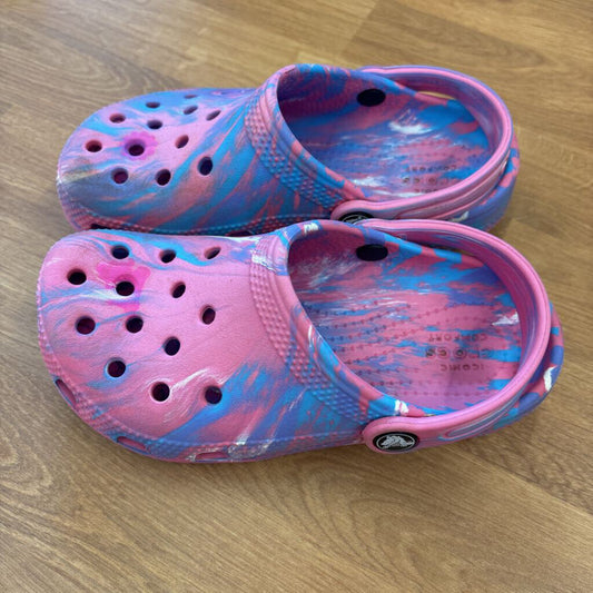 Crocs Pink Tie Dye - 13