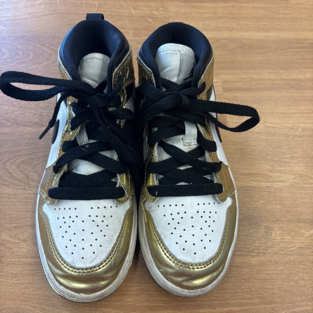 Nike Air Jordan Gold High Top Sneakers - 12