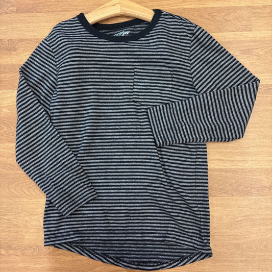 Cat & Jack Stripe LS Tee - 6/7