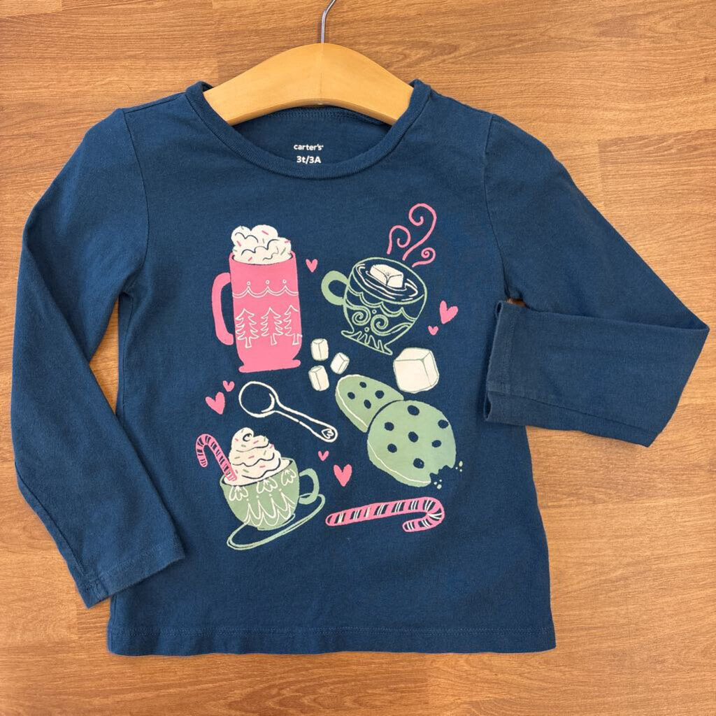 Carter's Cocoa LS Tee - 3T