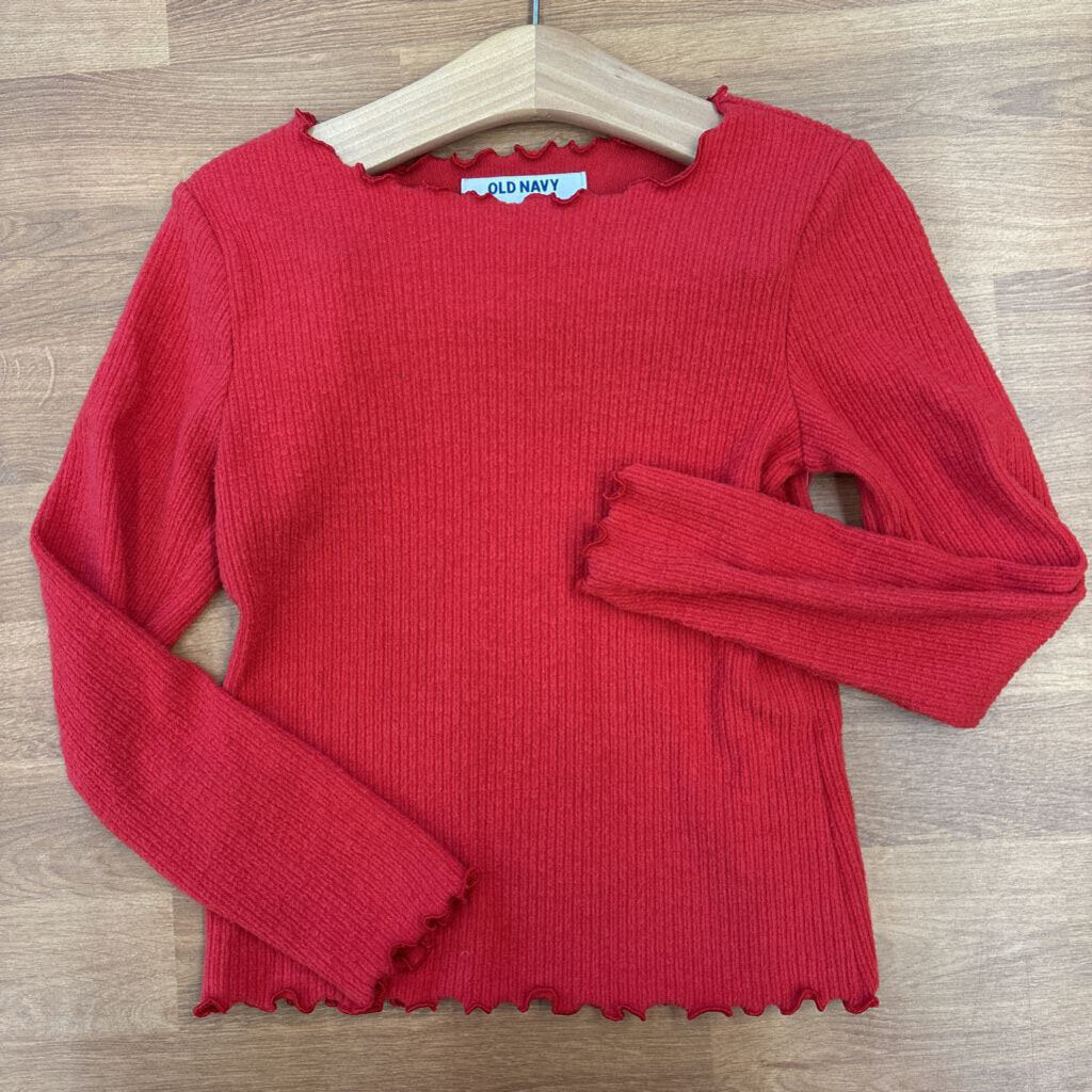 Old Navy Ribbed LS Tee - 6/7