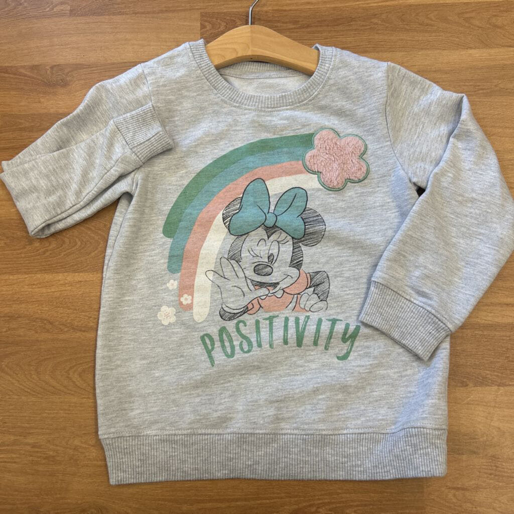 Disney Junior Minnie Positivity Crewneck - 6