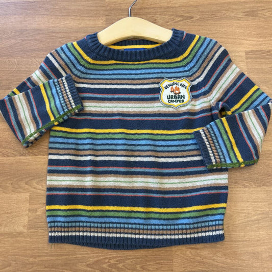 Genuine Kids Stripe Sweater - 18m