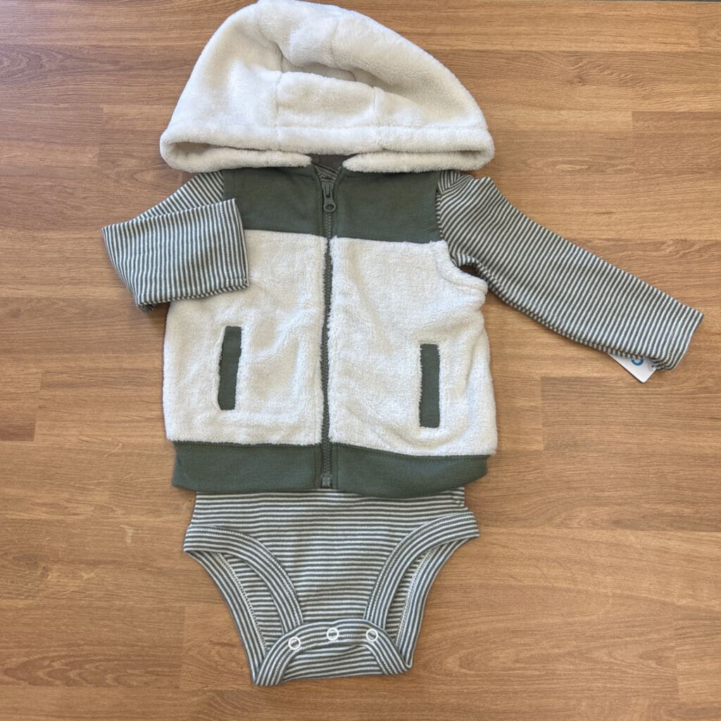 NWT Carter's Vest Two Pc Set (no pants) - 6/9m