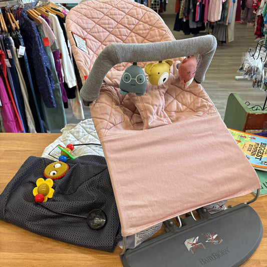 Baby Bjorn Bouncer w/ 2 Toy Bars & 3 Covers