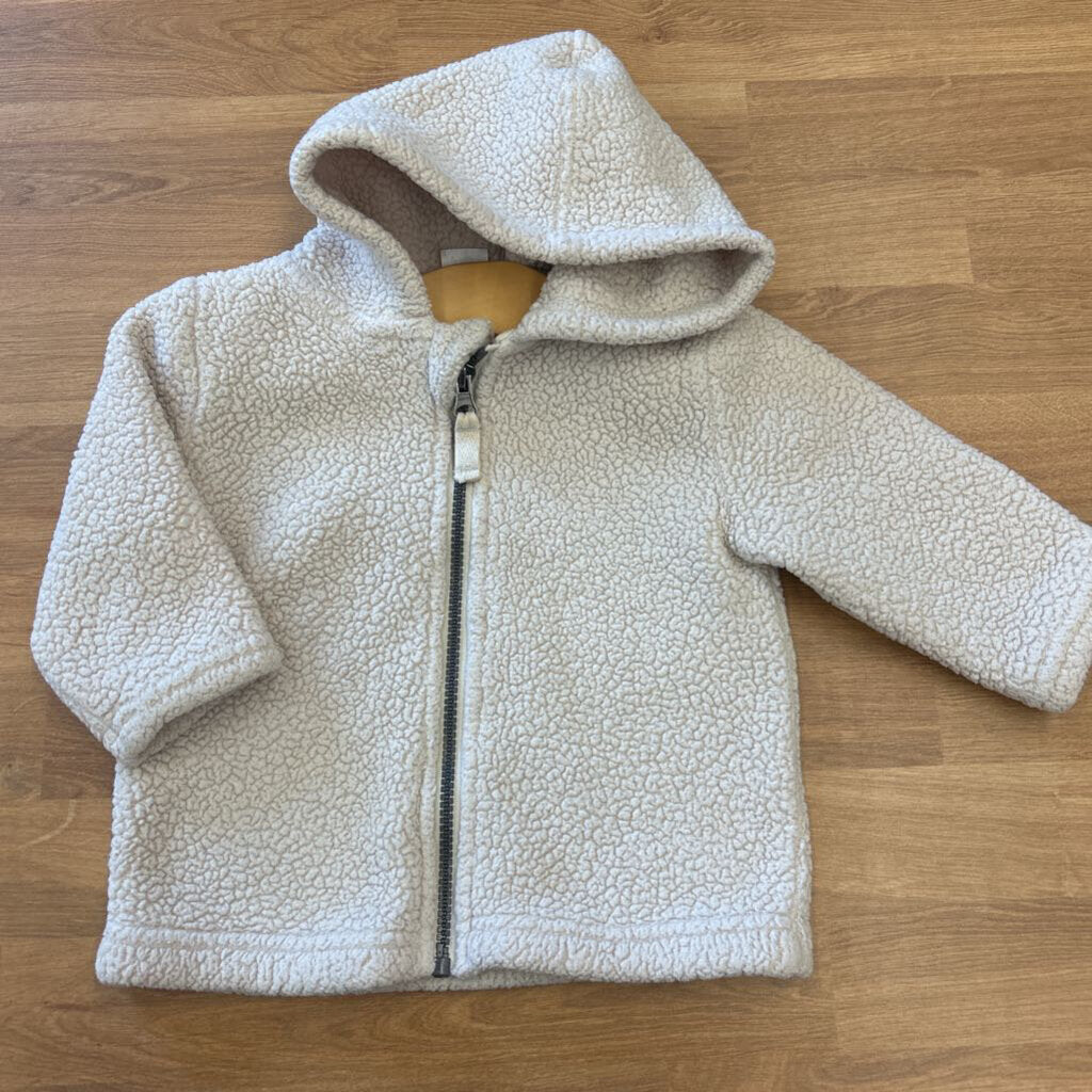 Hanna Andersson Sherpa Zip Hoodie - 12/18m