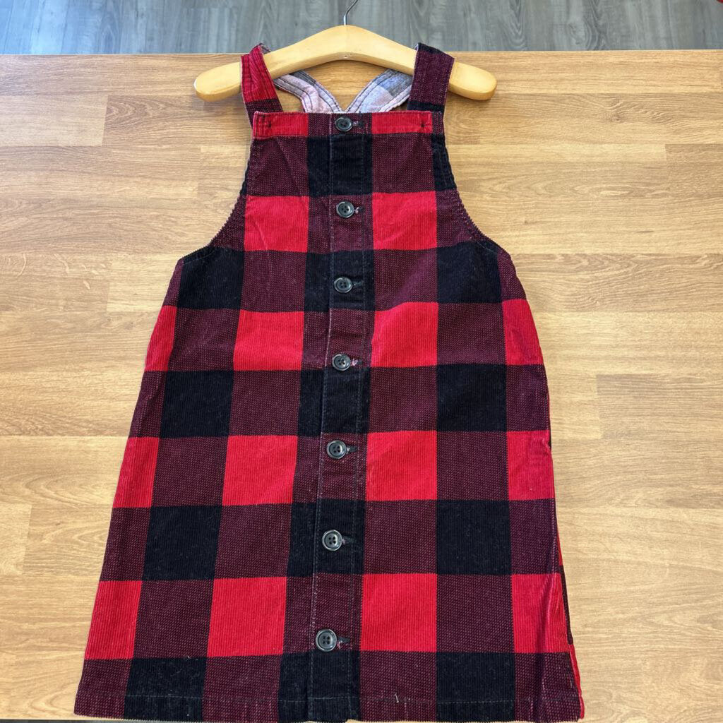 Children's Place Plaid Corduroy Jumper - 8
