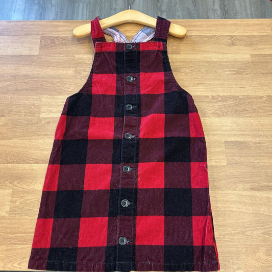 Children's Place Plaid Corduroy Jumper - 8