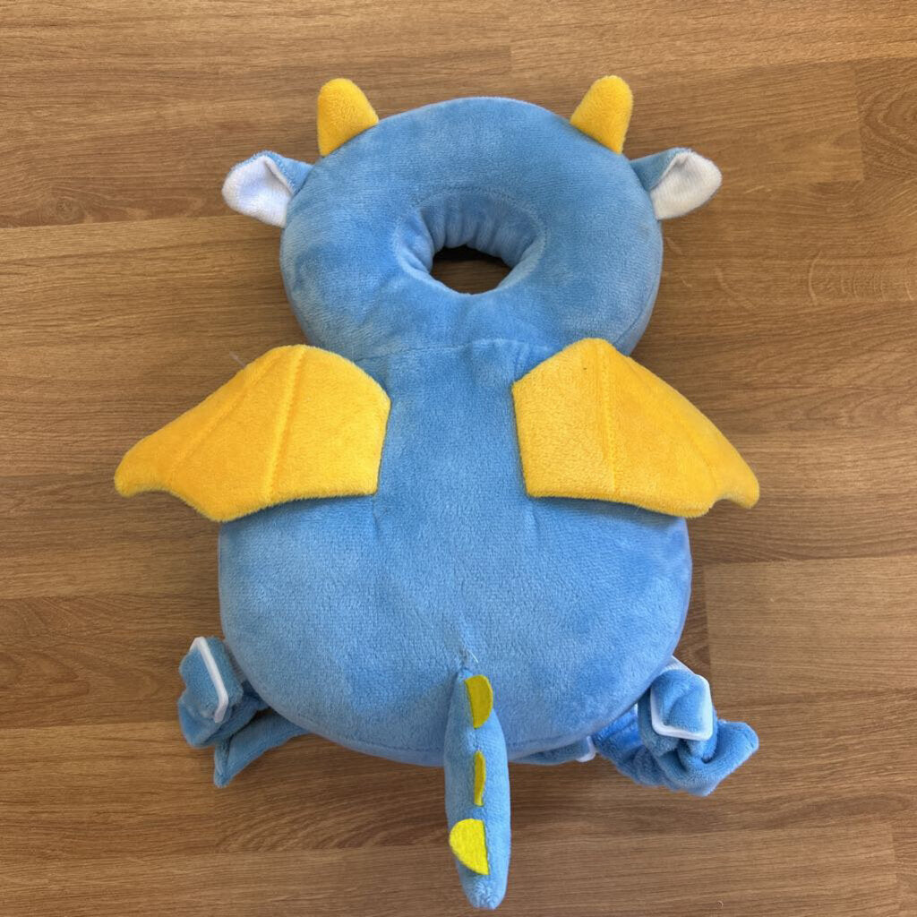 Tochang Baby Head Protector Backpack Blue Dragon