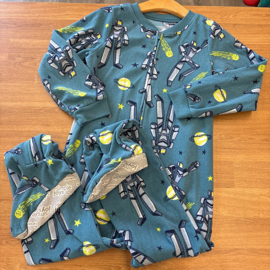 Carter's Fleece Robot Pjs 6