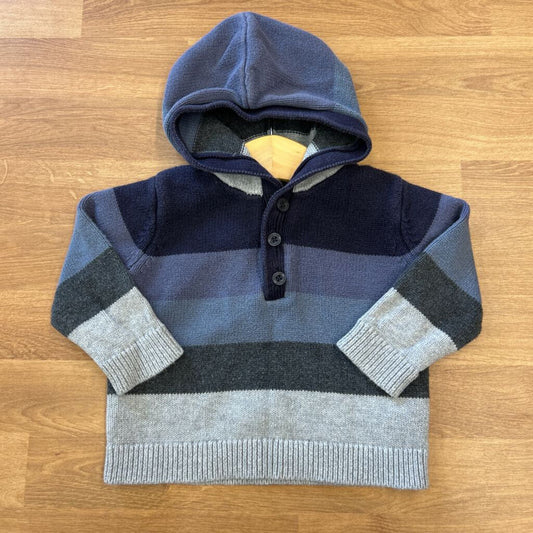 Tucker + Tate Stripe Knit Hoodie - 6m