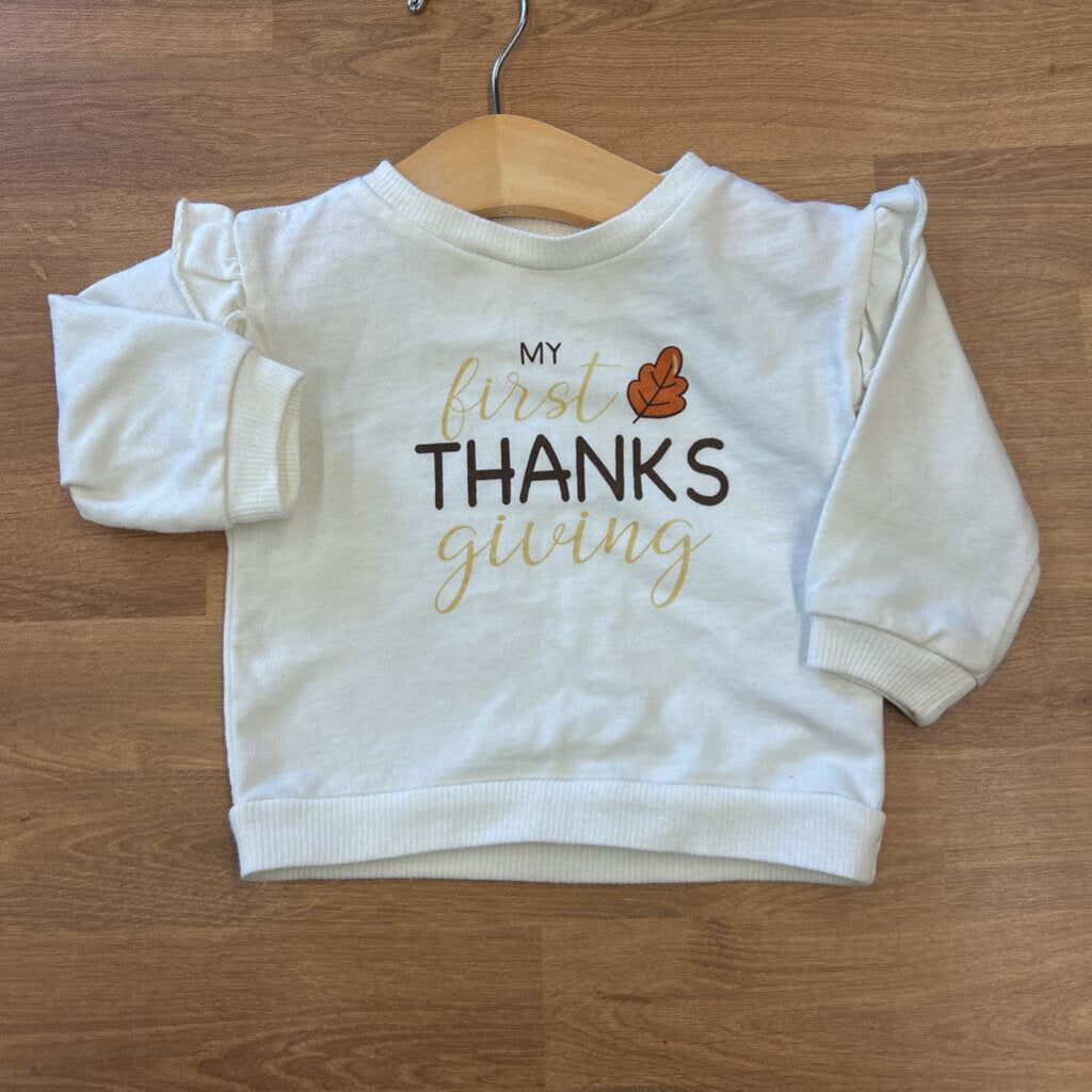Chick Pea Thanksgiving LS Top - 12m