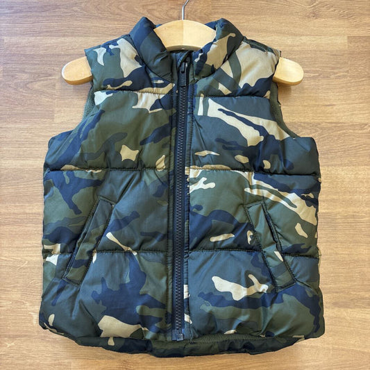 Old Navy Camo Puffer Vest - 2T