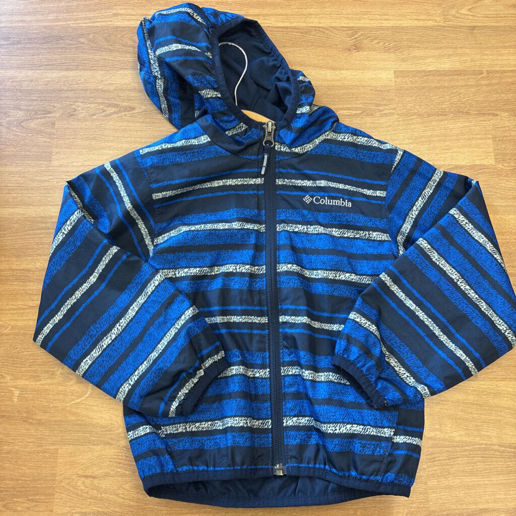 Columbia Stripe Rain Jacket - 4T