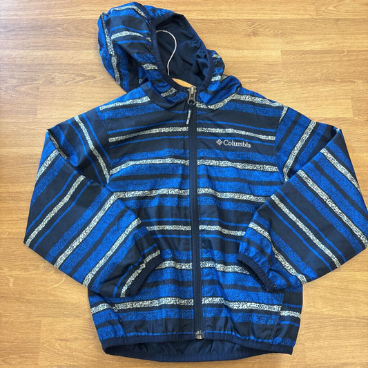 Columbia Stripe Rain Jacket - 4T