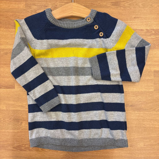 H&M Stripe Sweater - 18/24m