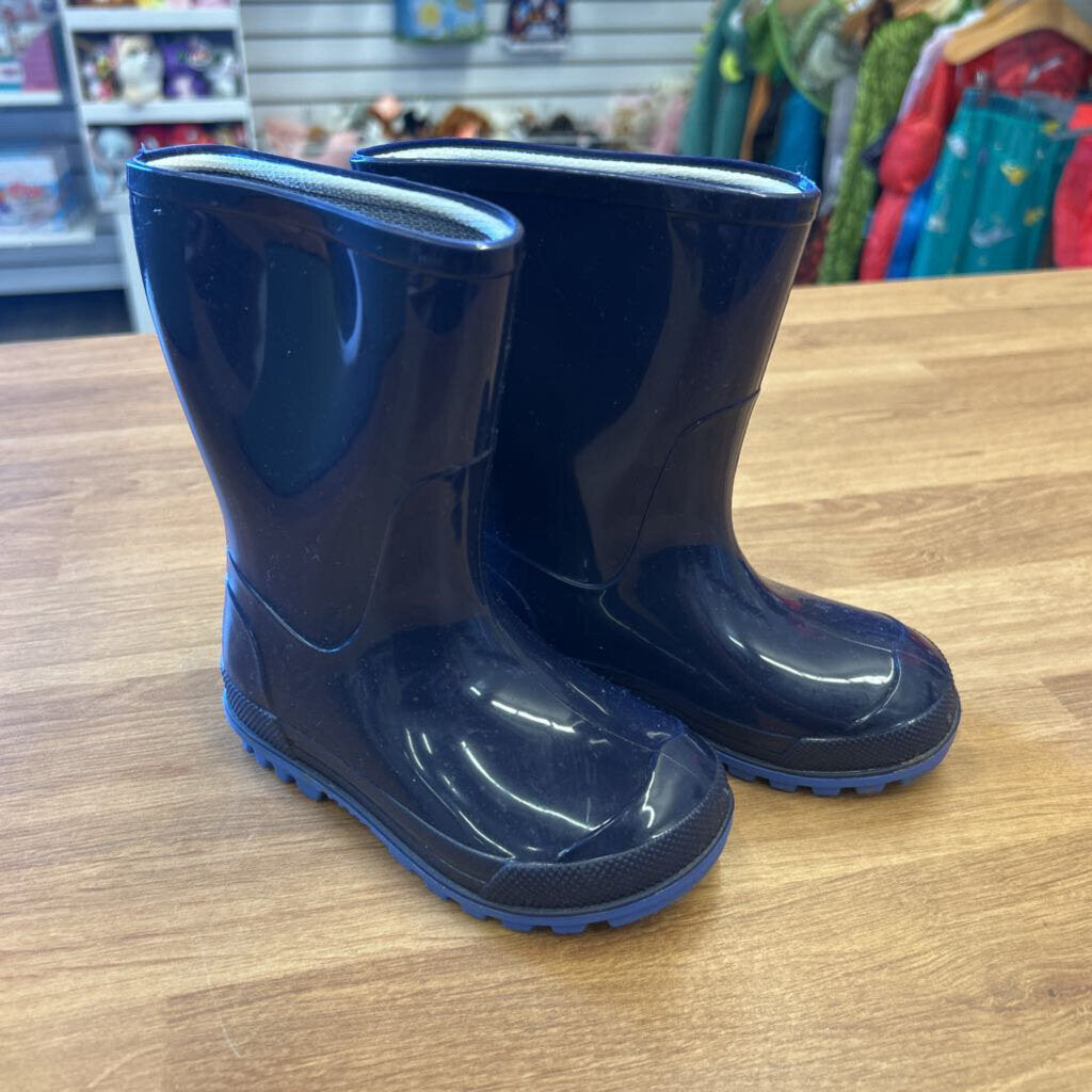 Blue Rain Boots (missing insoles) - 5/6