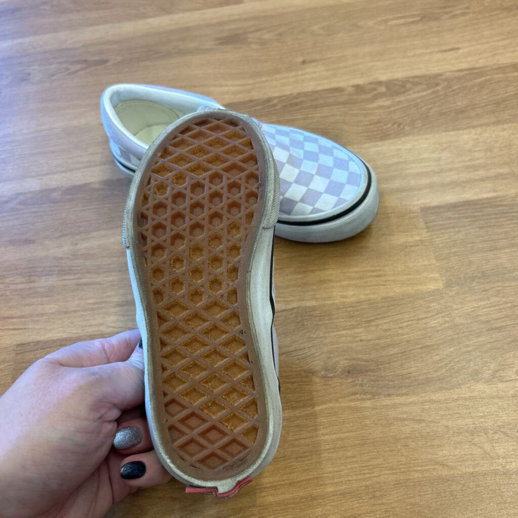 Vans Purple Check Sneakers - 11