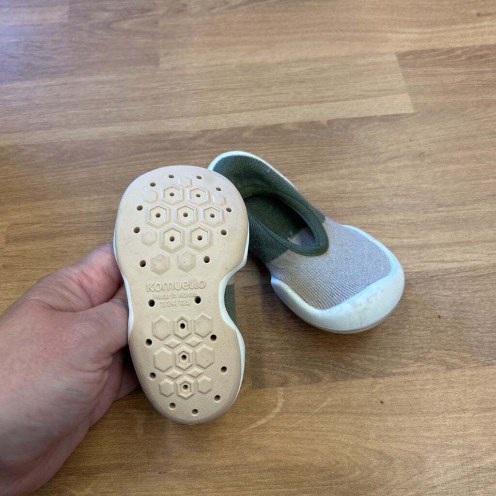 Komuello Green Knit Sneakers ~ 5