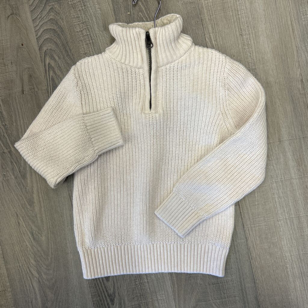 Children's Place Quarter Zip Sweater - 4