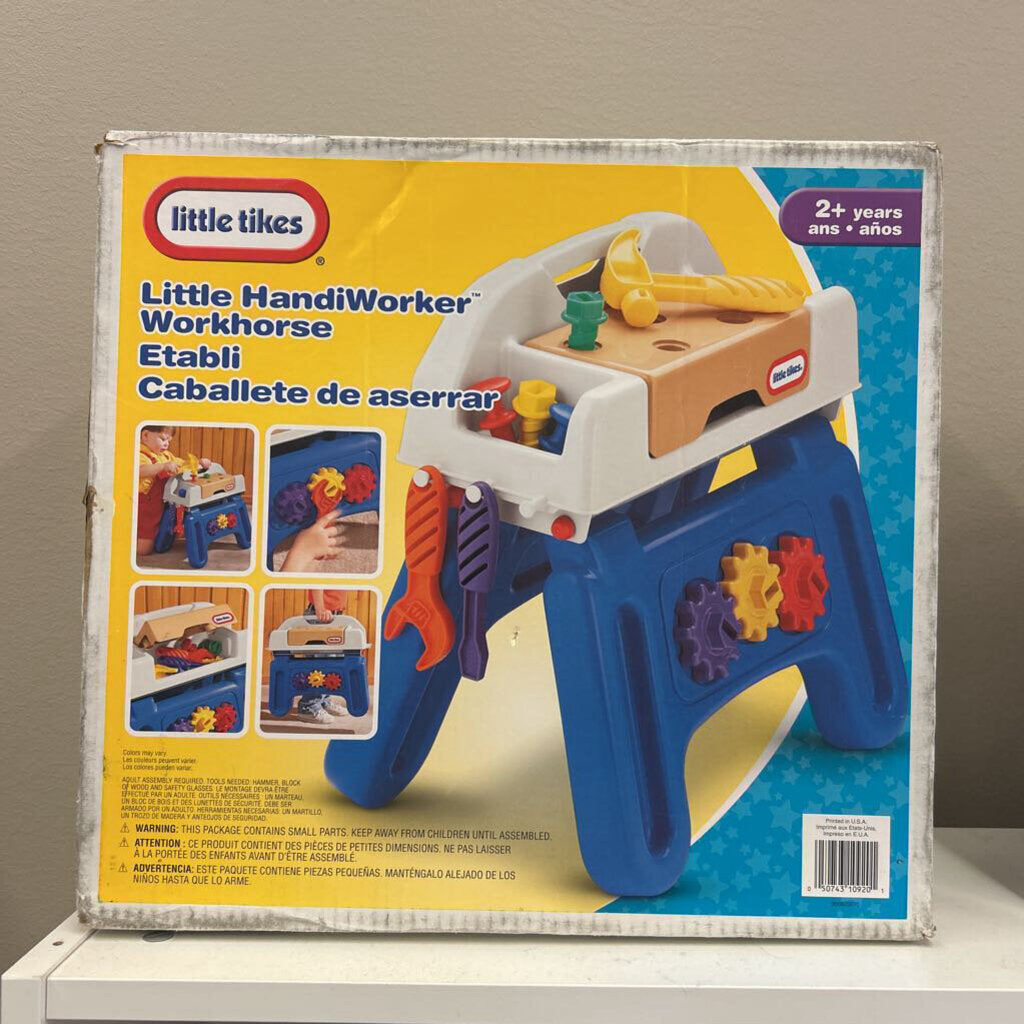 NEW Little Tikes HandiWorker Workhorse (2 recalled nails removed)